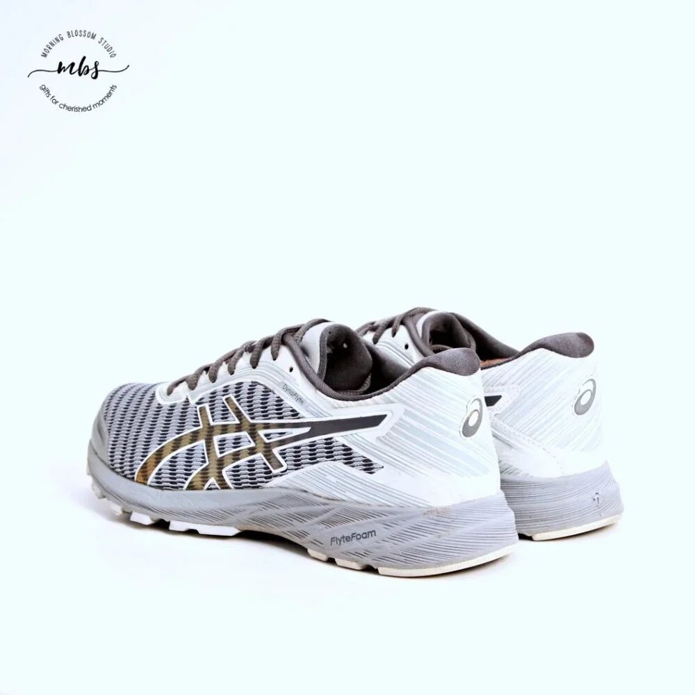 Asics DynaFlyte Running Shoes Blue Gray Men‎ 8